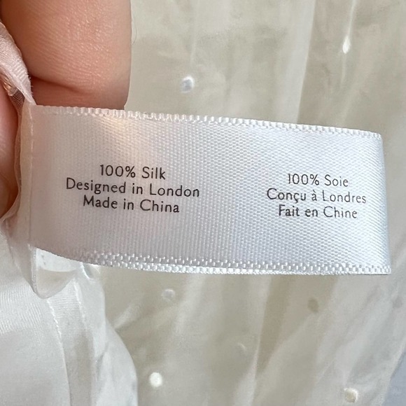 Olivia Von Halle Delphine Sheer Dress - Picture 14 of 15